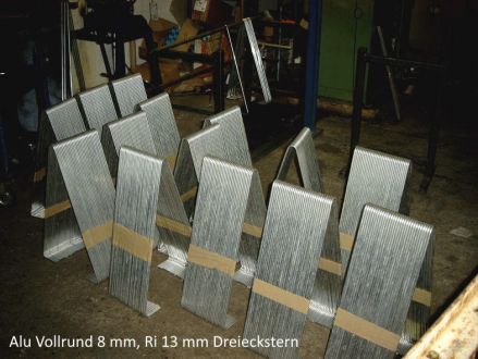 Rohrbiegerei CNC-Dornbiegen Alu Vollrund 8 mm