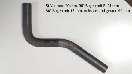 Rohrbiegerei CNC-Dornbiegen 20 mm Vollrund