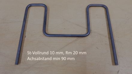 Rohrbiegerei CNC-Dornbiegen St-Vollrund 10 mm