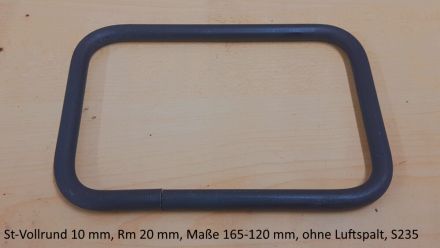 Rohrbiegerei CNC-Dornbiegen Rahmen aus 10 mm Vollrund